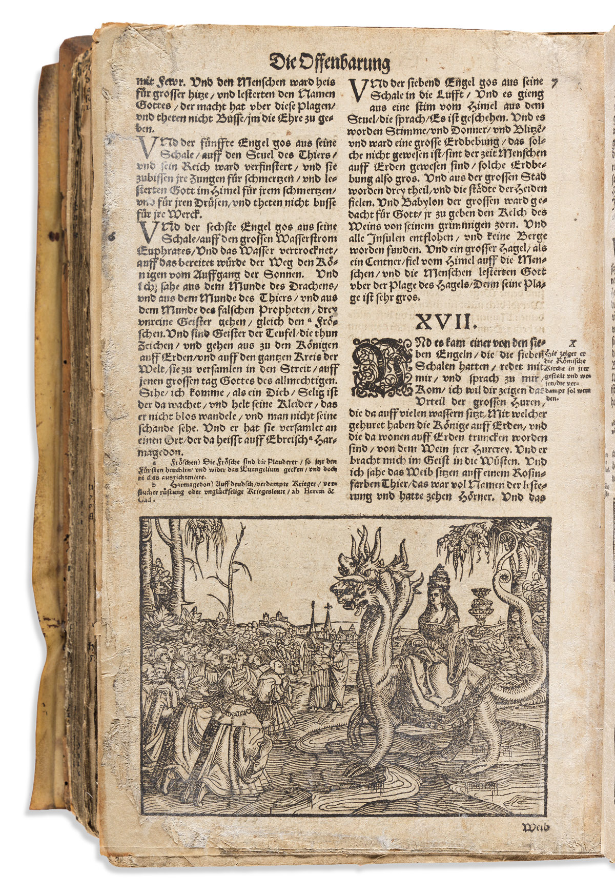 Bible, German, trans. Martin Luther (1483-1546) Biblia das ist: Die Gantze Heilige Schrifft Deudsch.